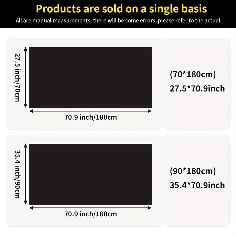 1Pc Grey 35.4x70.9inch 90x180cm Floor Mat