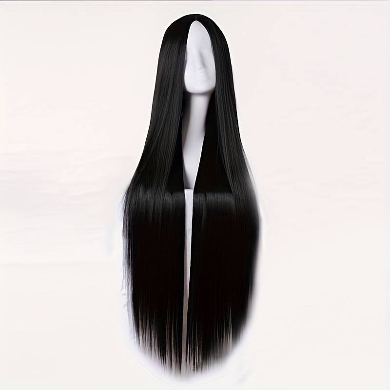1Pc Black 60.96cm Fashion Design Wig