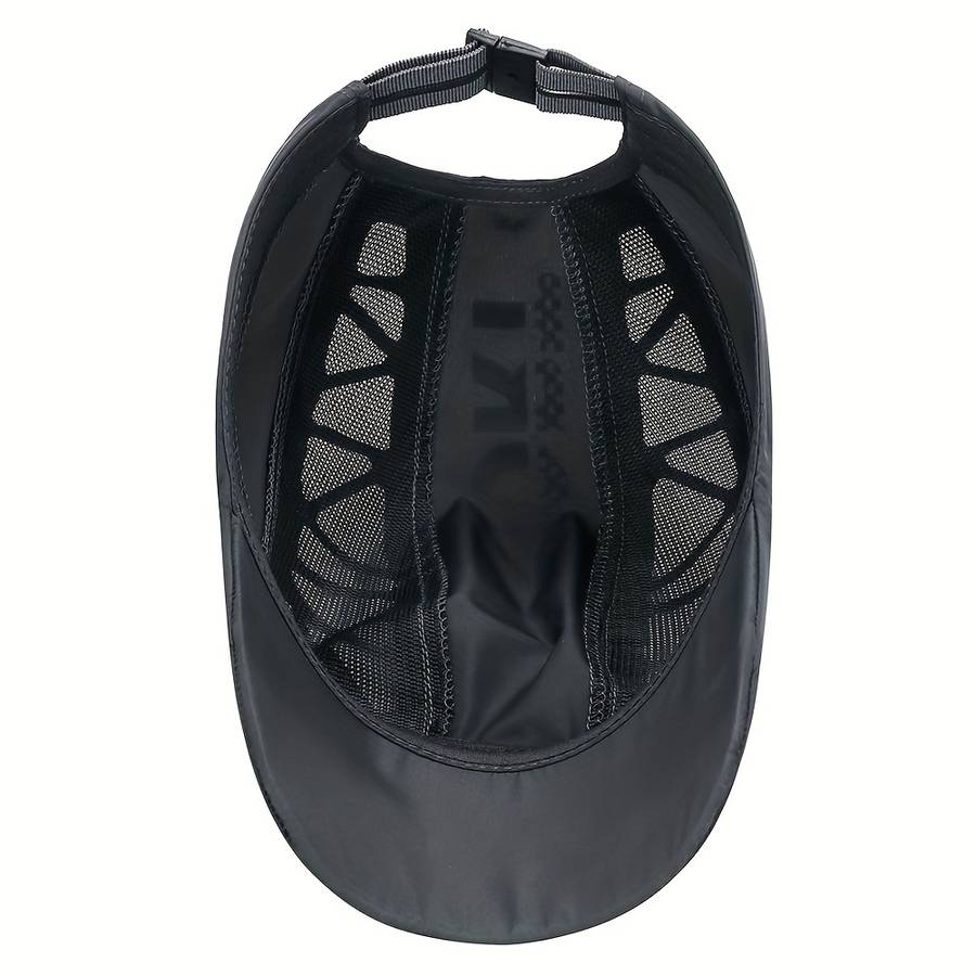 1pc Premium Trendy Cool Peaked Cap Sport Print Breathable Quick Dry Baseball Cap Breathable Mesh