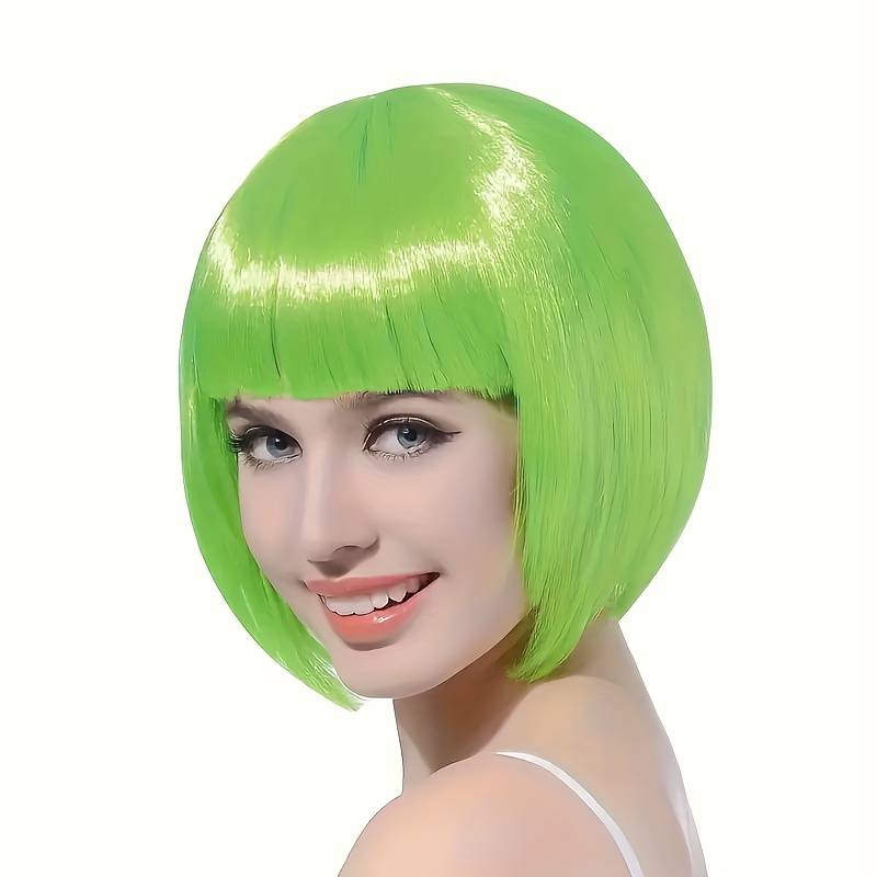 1Pc Cyan Fashion Design Wig