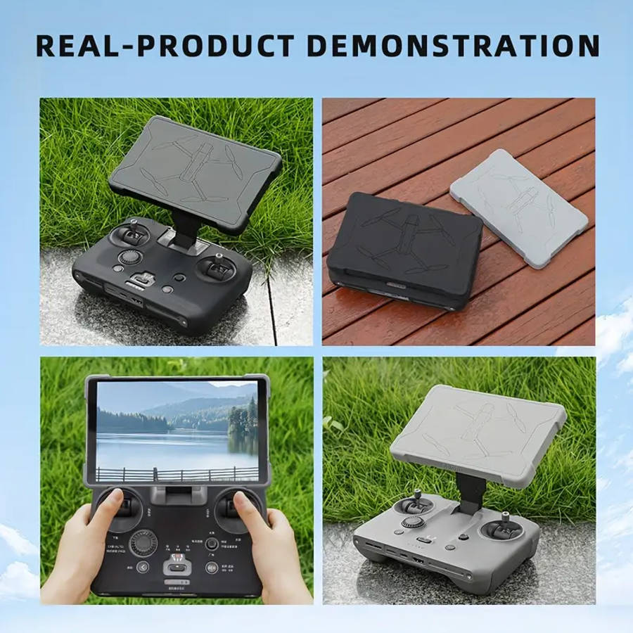 2pcs silicone case screen protector and dust cover set for dji 4 pro 2 remote control Product details 8