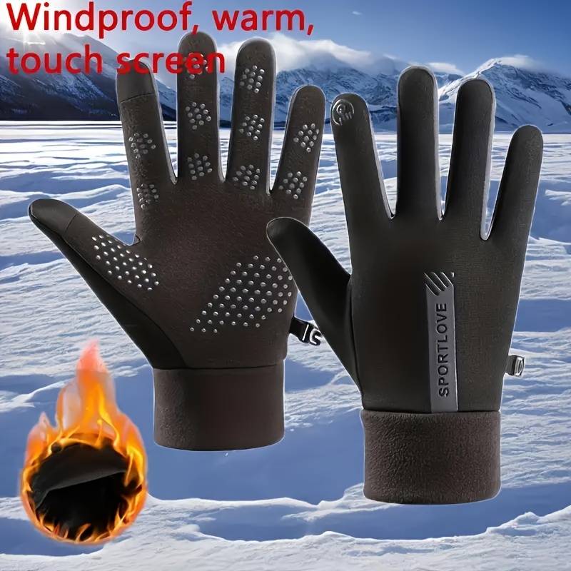 1 Pair Pink Outdoor Sports Gloves