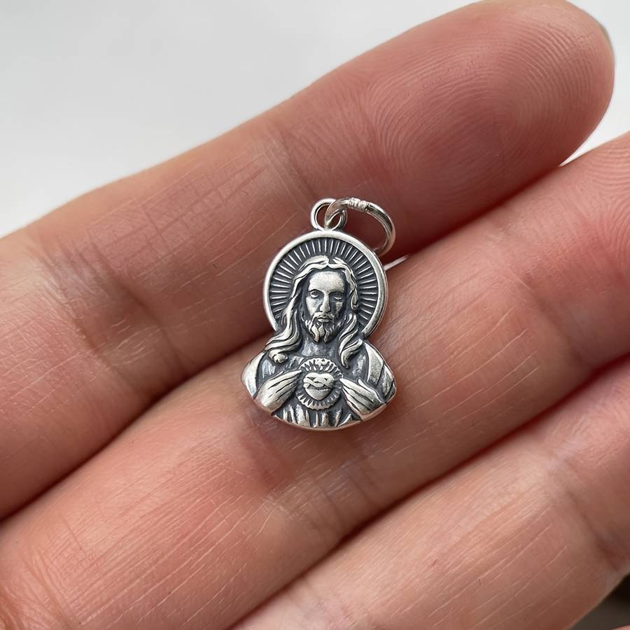 1 Piece Religious figure Loves You Jesus Theme Pendant