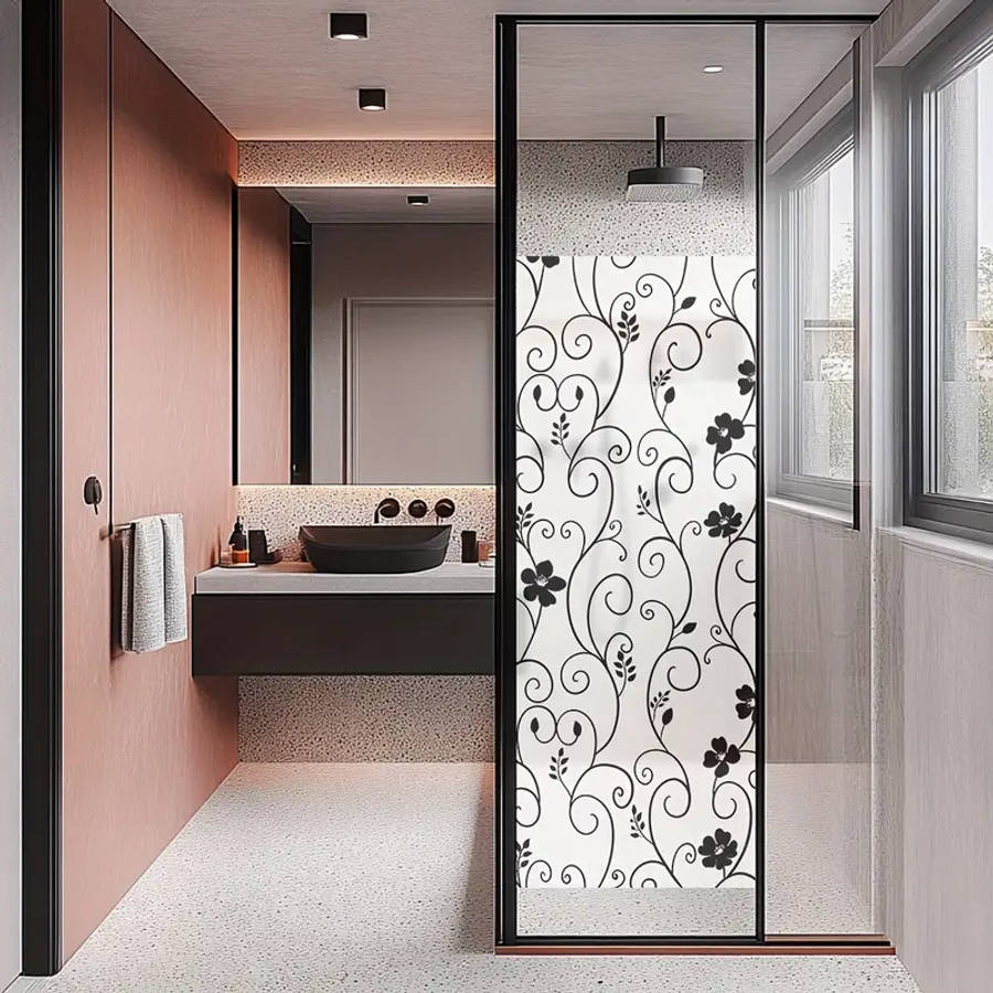 Glass Sticker With Adhesive Backing 40cm*2m