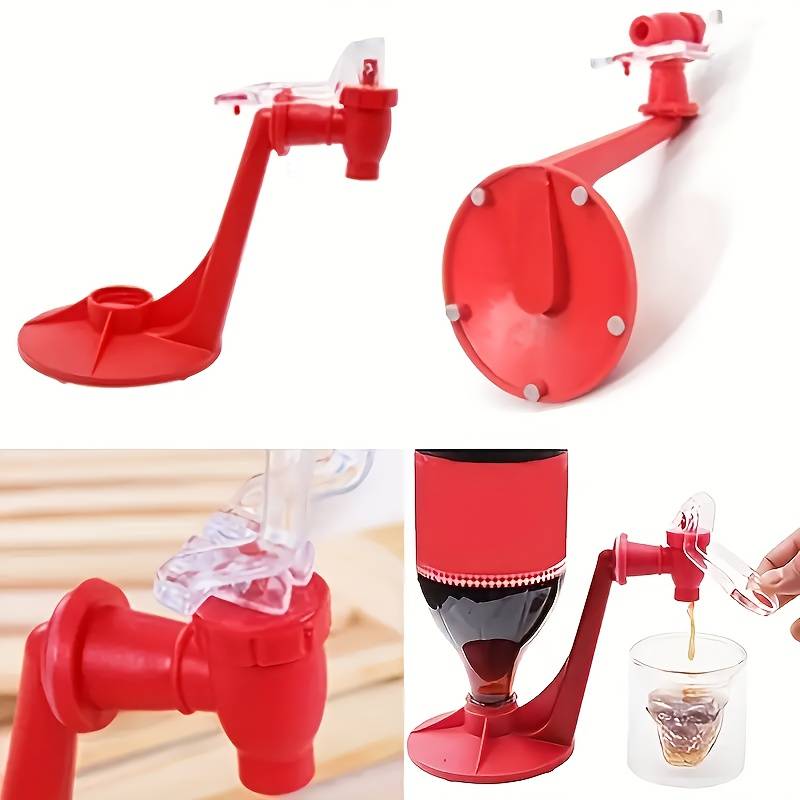 1 Plastic Homemade Beverage Dispenser with Inverted Faucet Stand No Electricity Needed Perfe
