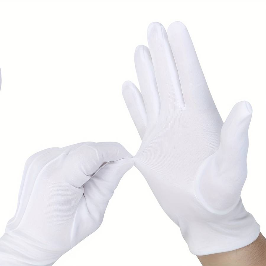 3 Pairs In white Household Cleaning Gloves