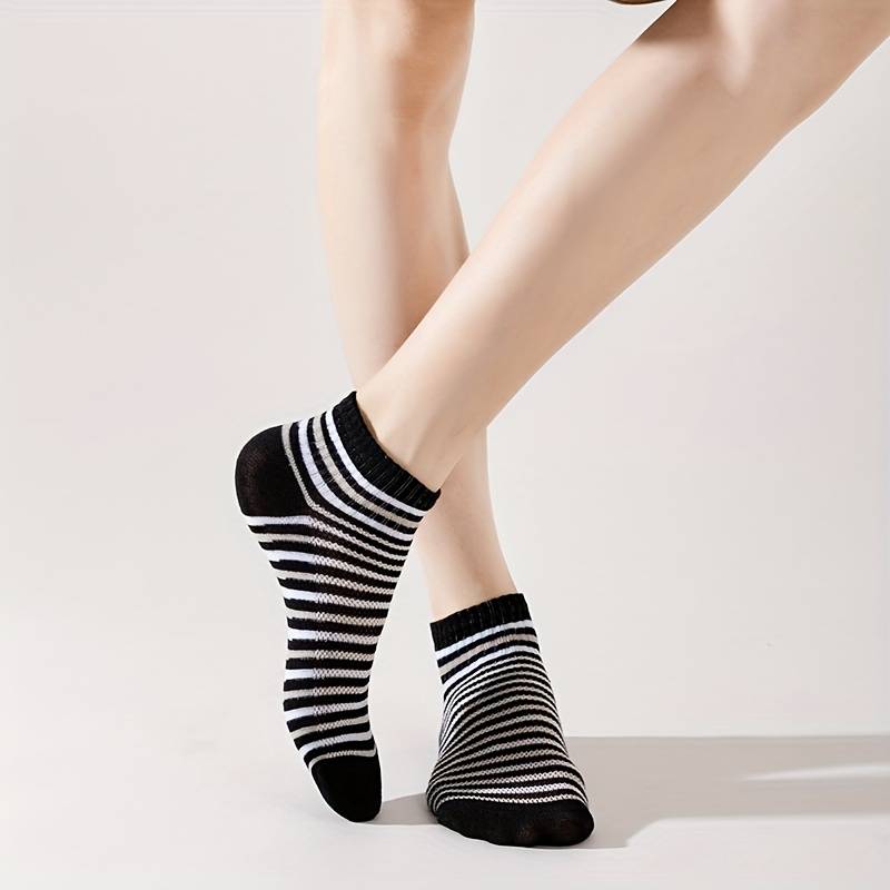 20 Pairs Mixed Color One Size High Elastic Socks