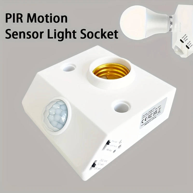 1pc Easy-Install LED Motion Sensor Light Automatic Infrared Human Detection E26 E27 Base Perfect