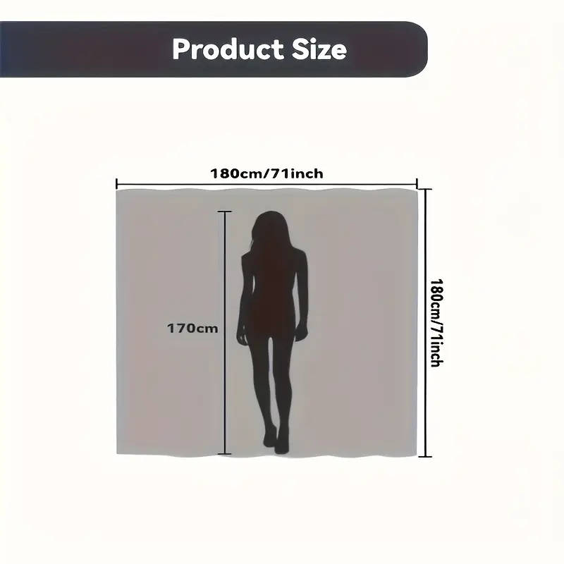 1pc Leaf Pattern Waterproof Shower Curtain with Hooks Easy-Clean Plastic Decorative Bathroom Accesso