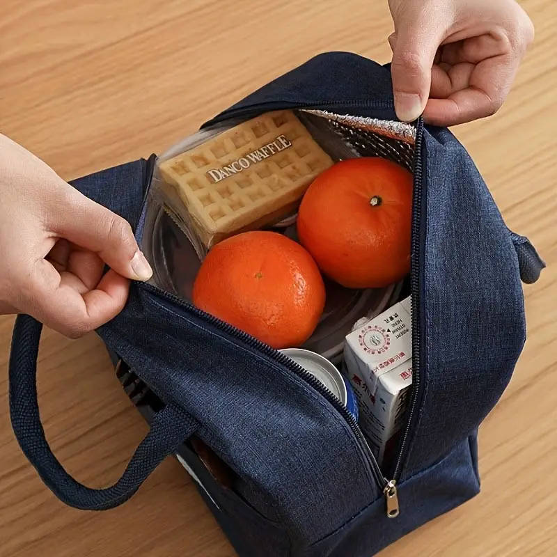 Cute Bear Print Insulated Lunch Bag - Waterproof