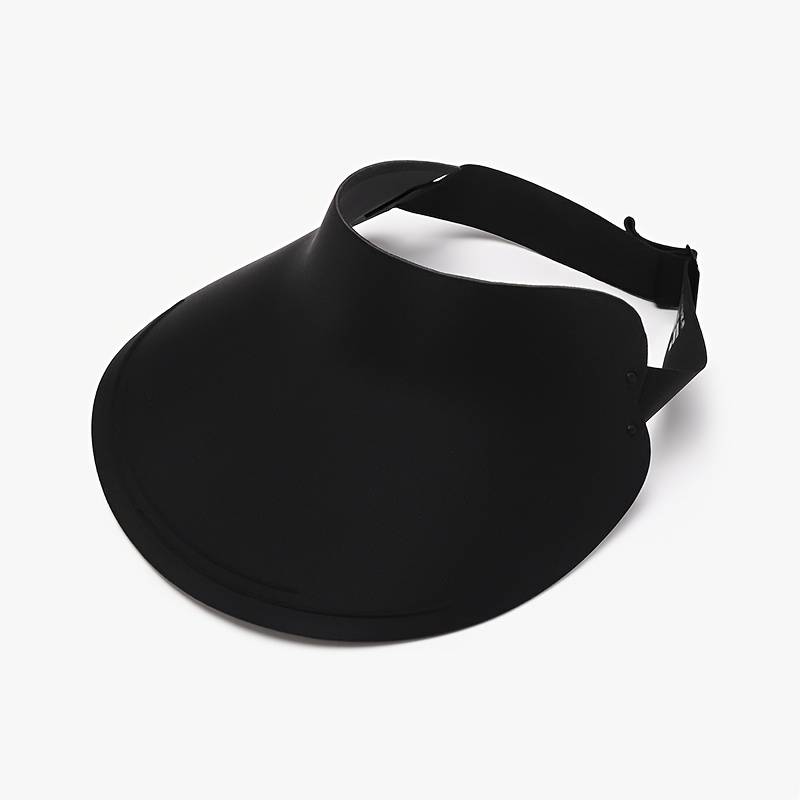 1pc Light Gray Breathable Sun Protection Visor Hat for Women Seamless Foldable Design Lightweigh