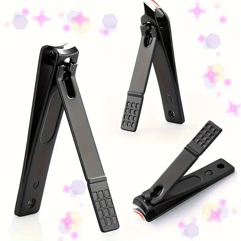 3pcs Stainless Steel Manicure Pedicure Set Sharp Nail Clippers and Dead Skin Scissors