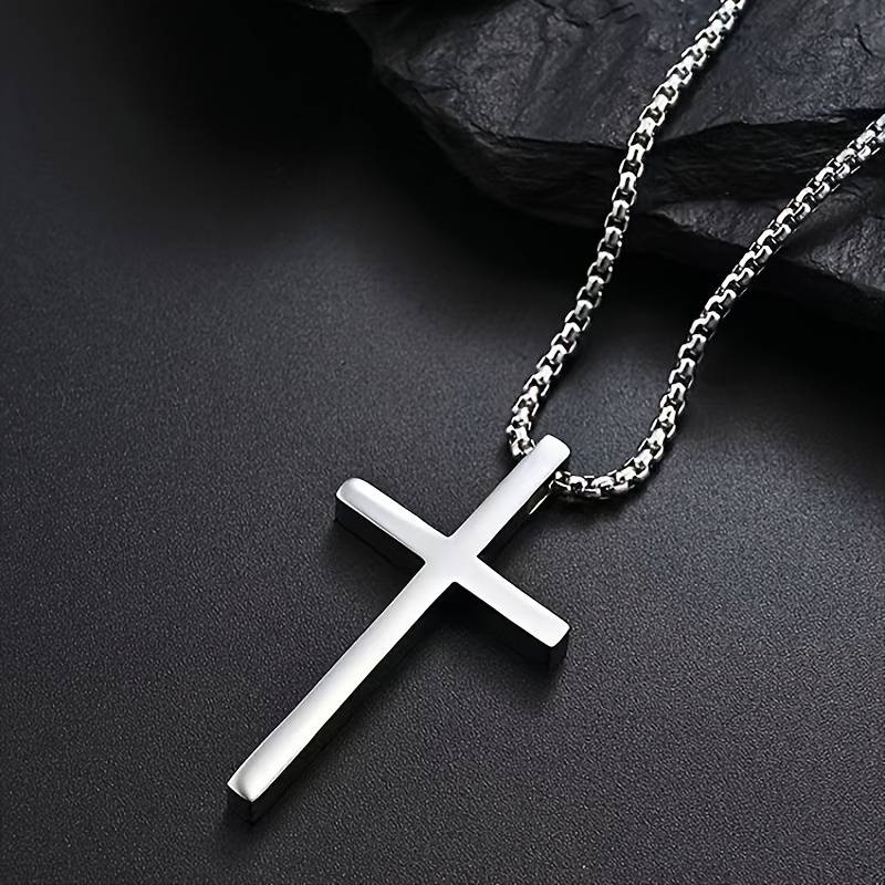 1 Piece Silvery Jesus Theme Pendant