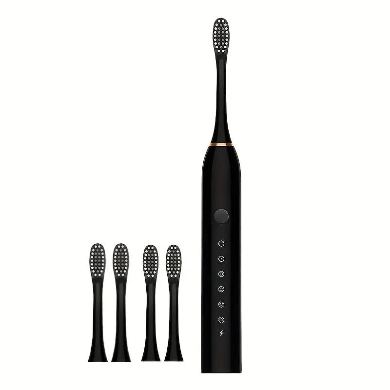Advanced Ultrasonic Electric Toothbrush with Ultra-Soft Brush Heads