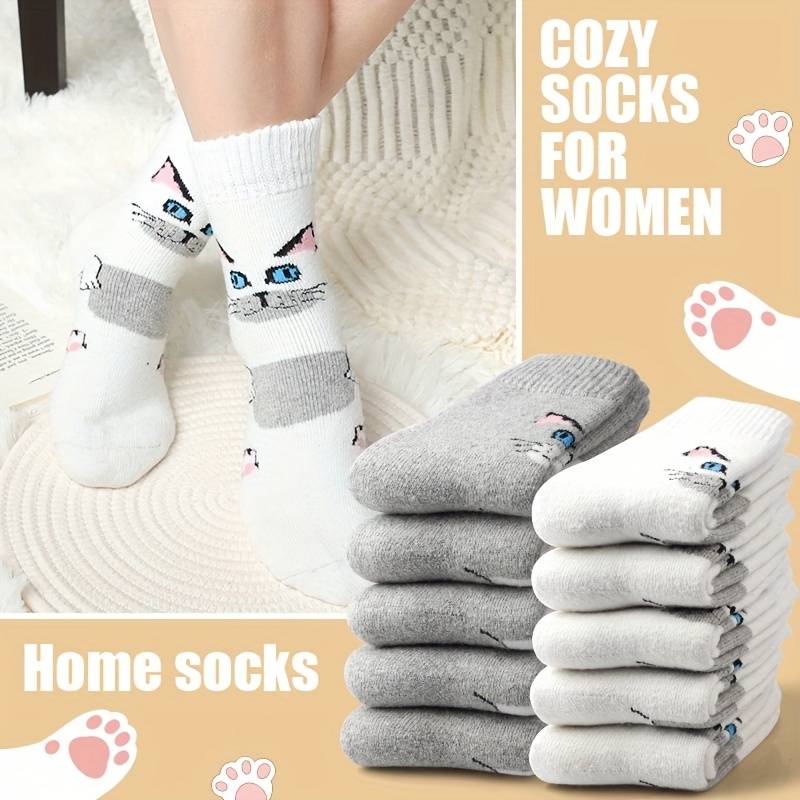Sock 6Pairs White  One Size