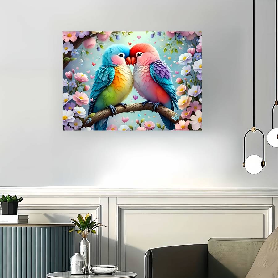 1000pcs Parrot Jigsaw Puzzle Thick Durable White Cardstock Seamless DIY Puzzle f