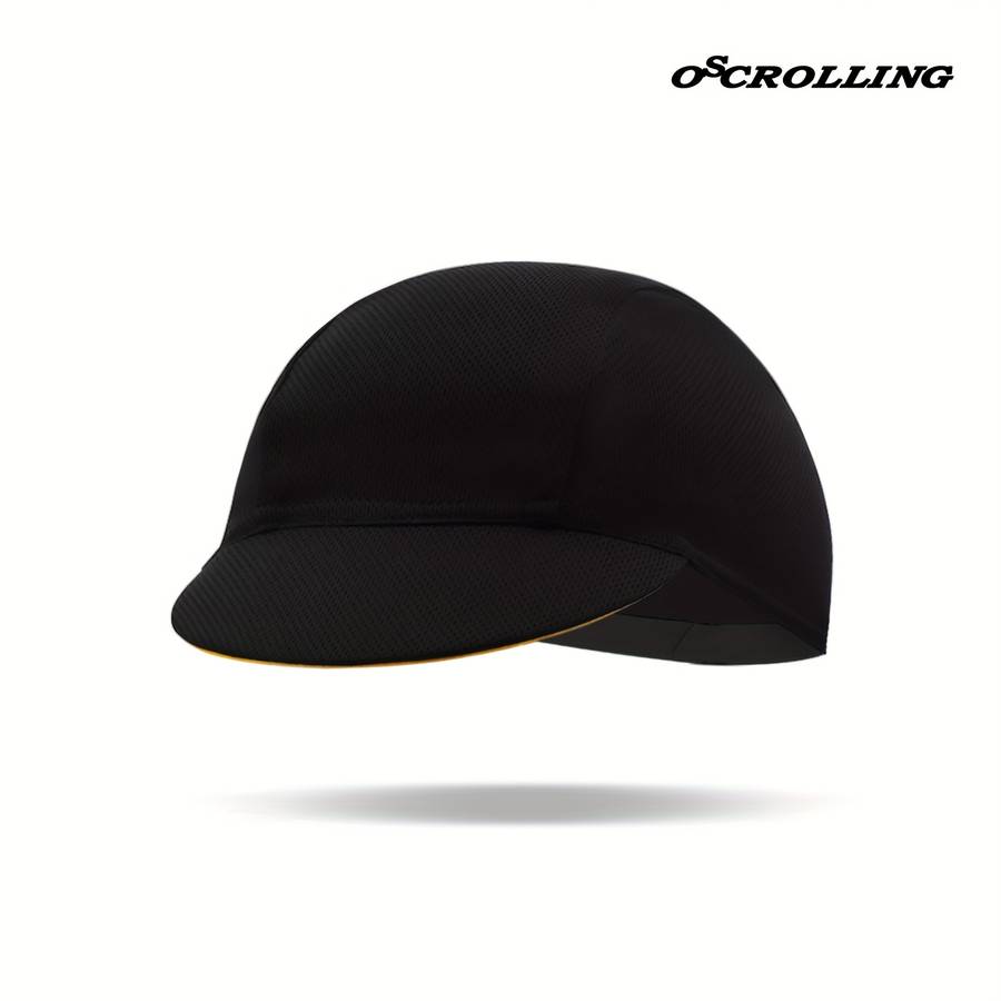 1pc Oscrolling Cycling Cap Breathable Quick-Dry Sports Hat with joyful Face Jack-O-Lantern Desi