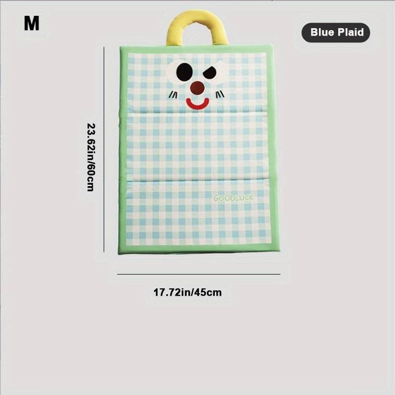 1piece Pink Plaid Cooling Pad