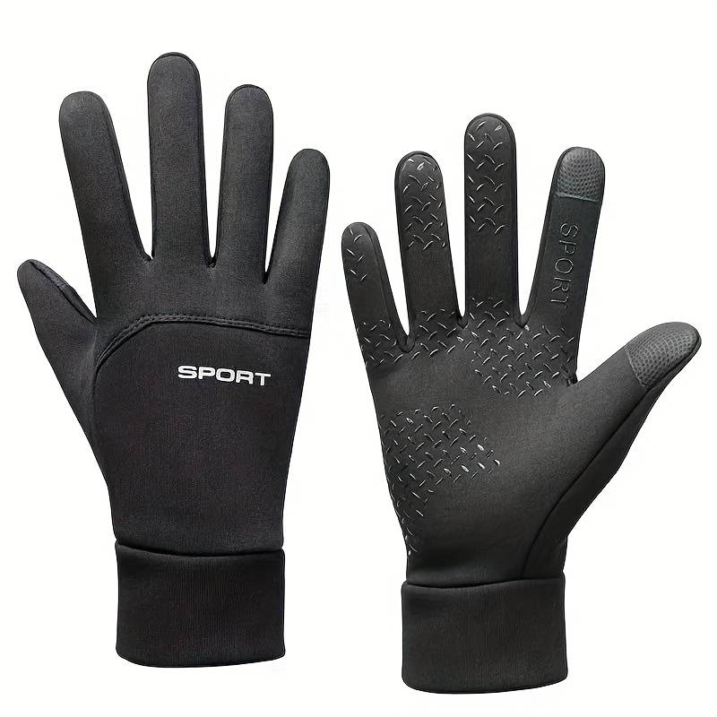 1 Pair Black Size M Outdoor Sports Gloves