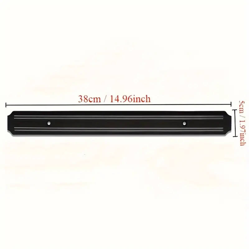 1pc Powerful Magnetic Knife Holder for Wall Space-Saving Secure Easy Access Adds Style Safety to You