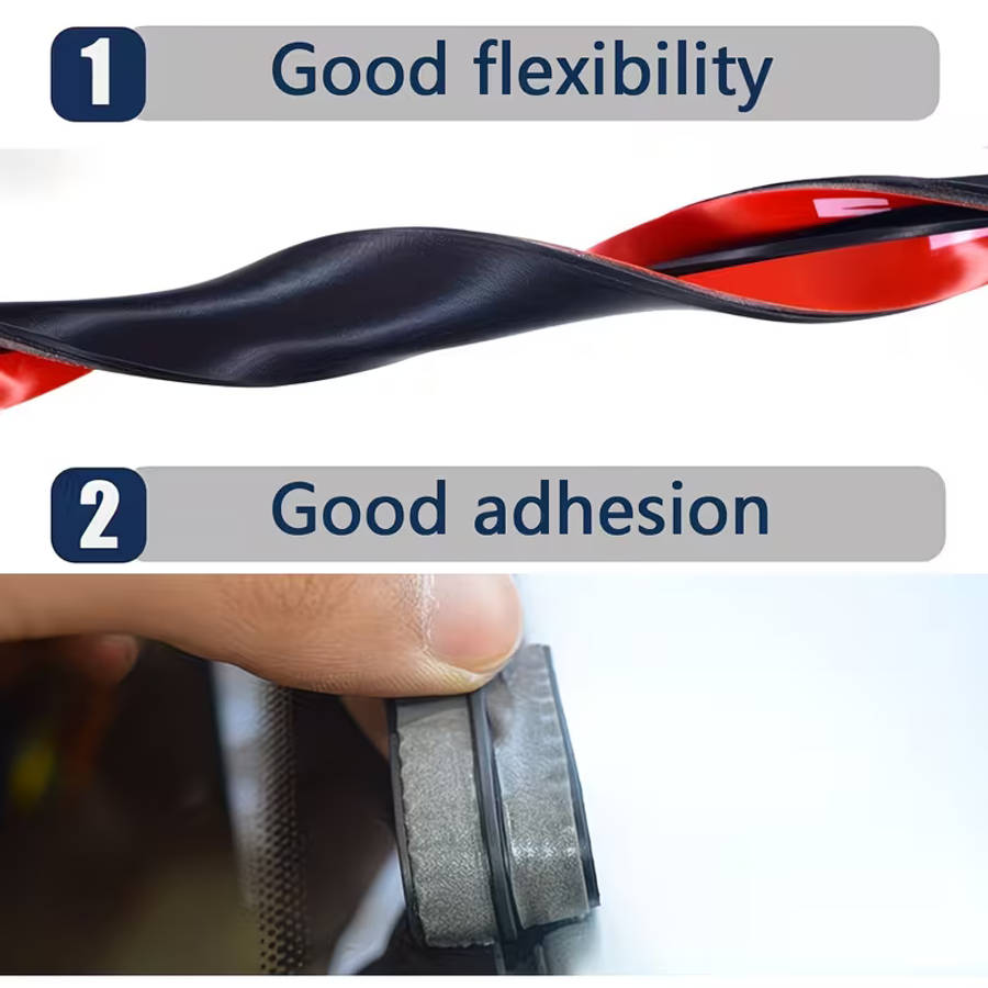 Universal Car Sealing Strip Waterproof Dustproof Rubber Seal 2M