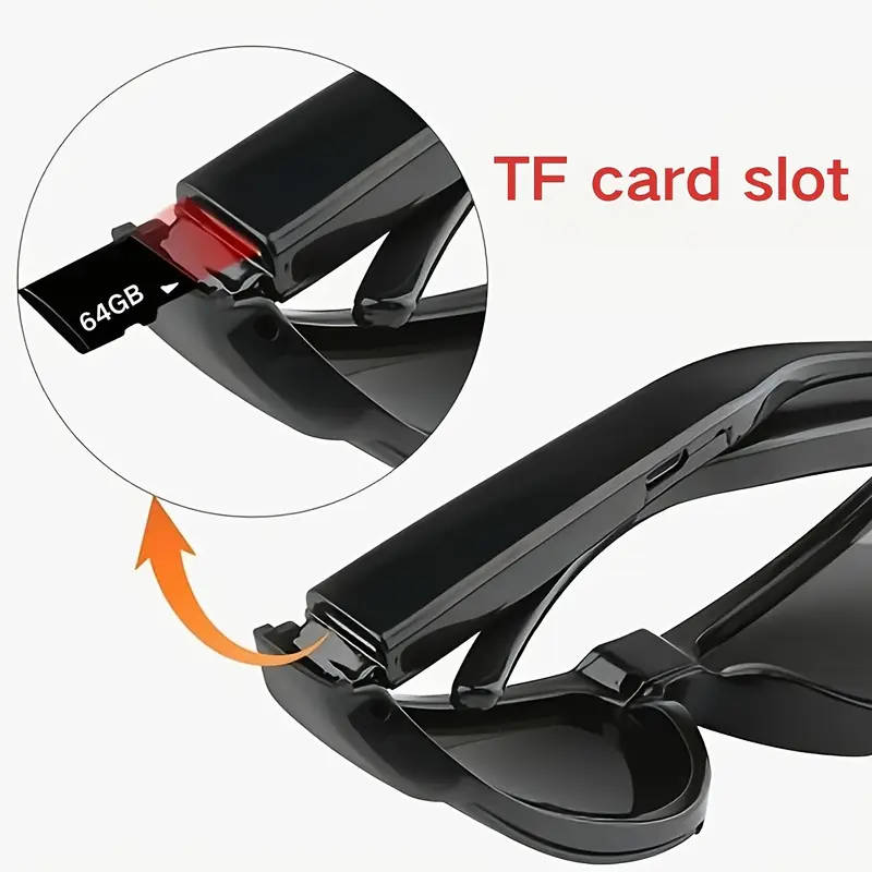 Smart Wearable Video Glasses For Sports And Meetings