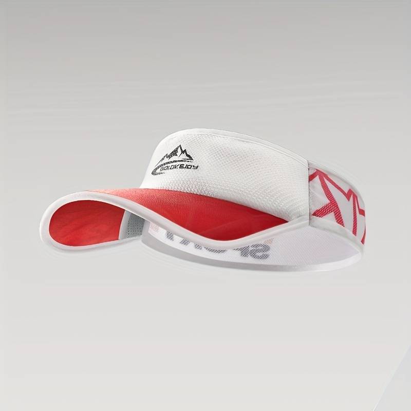 1pc GOLOVEJOY Unisex Summer Outdoor Sports Visor Cap Breathable Sweat-Wicking Sun Protection Hat