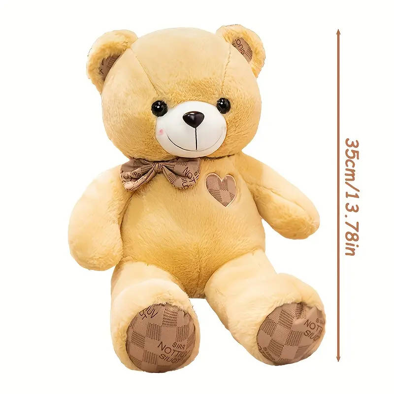 Teddy Bear Stuffed Animal Toy Light Brown
