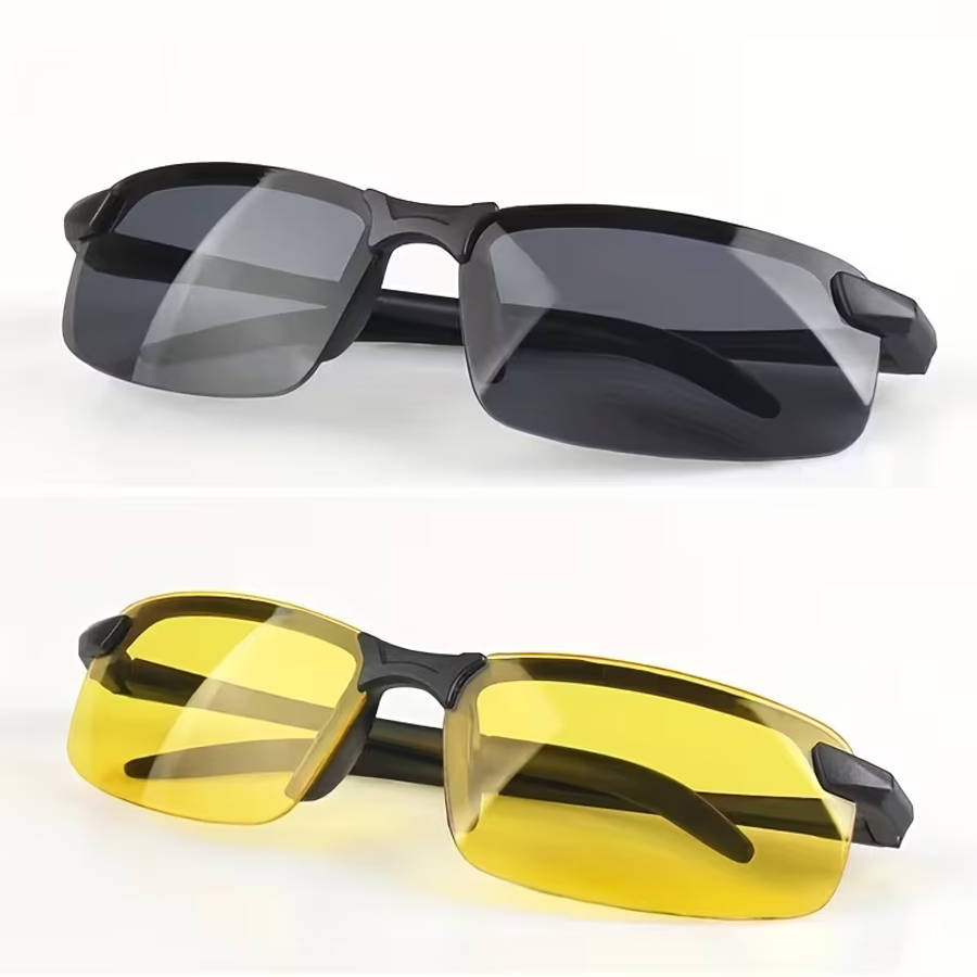 Suitable For Day And Night Fashion Glasses - Durable PC Frame And Lenses