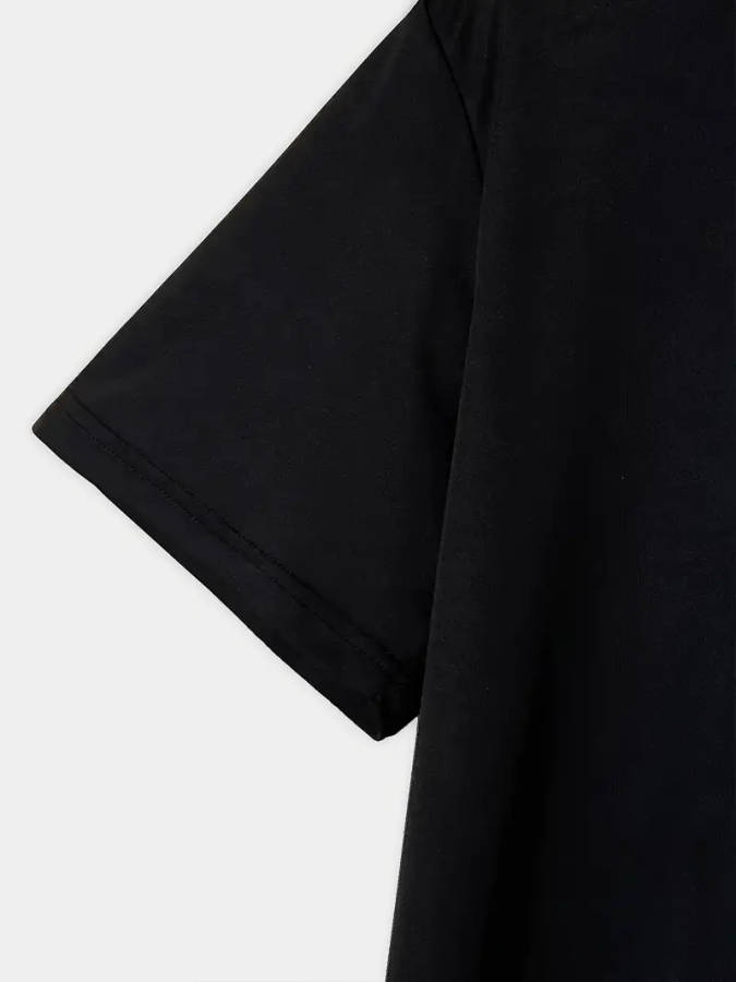 Men's T-Shirt - Casual, Breathable Polyester, Crew Neck, Short Sleeve