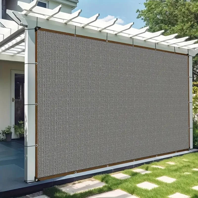 1pc 2x3m UV-Resistant Garden Shade Cloth with Reinforced Grommets Sunshade Net