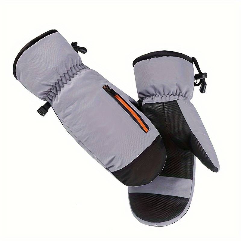1 Pair Grey Warm Gloves