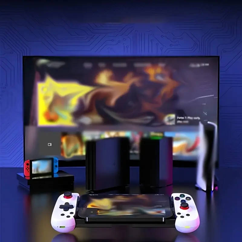 Wireless Mobile Game Controller with Dual Vibration