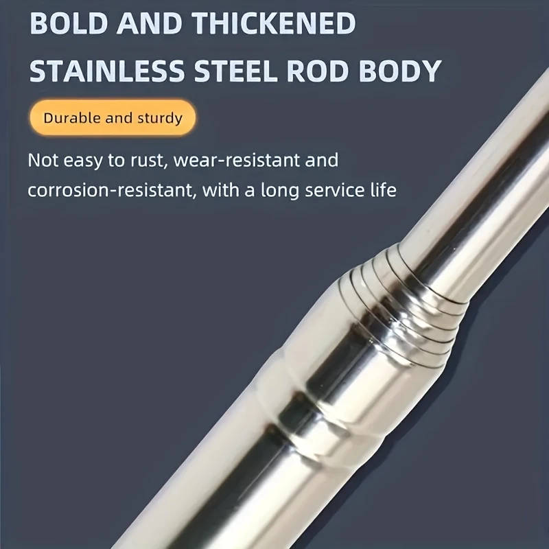1Pc Heavy Duty Telescopic Hammer Stainless Steel Multi Use For Home Inspection