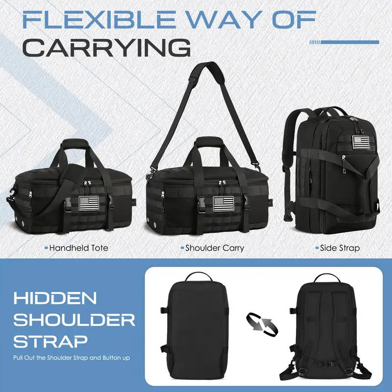 Gym bags for men women with shoe compartment 3in1 carry on bag travel