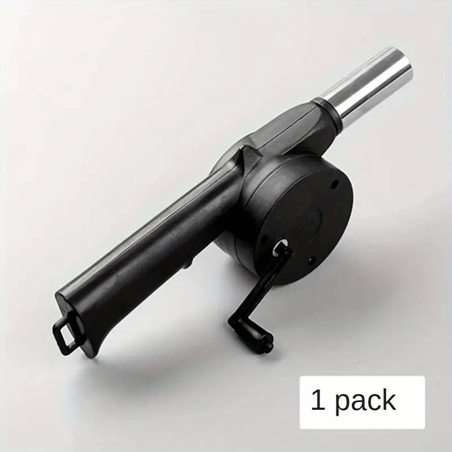 Portable Hand-Operated Blower For BBQ, Camping, And Fire Making - Efficient And Easy-to-Use Stove Ac