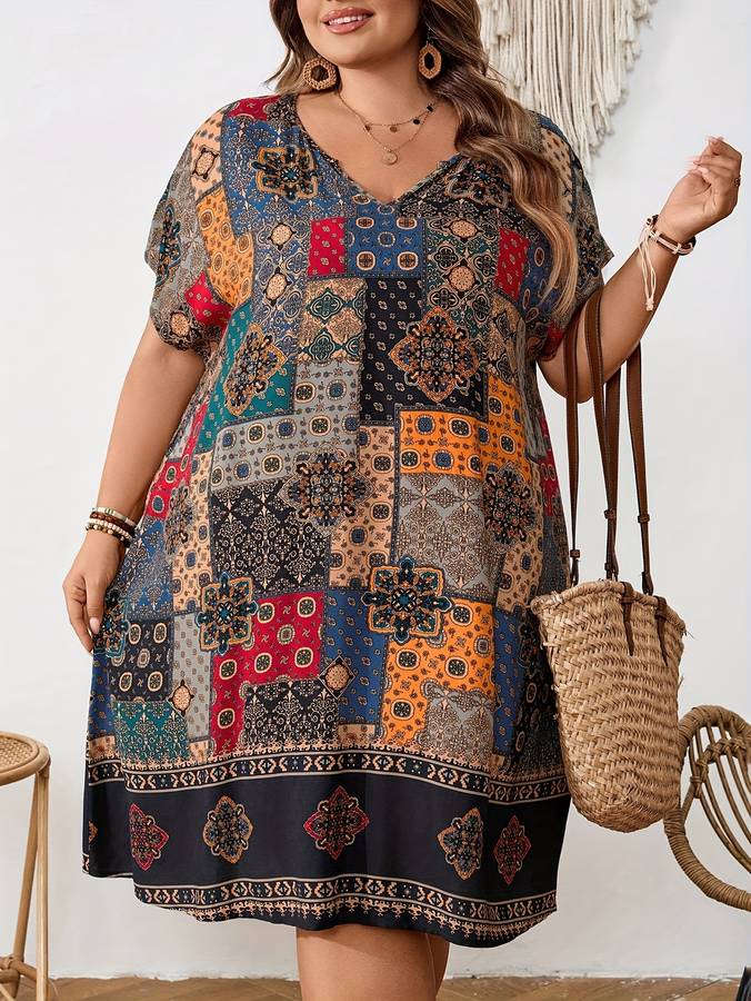 Women S Dress Color Olive Brown Size 5Xl