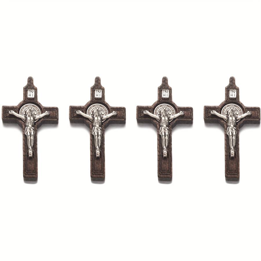 1 Piece Dark Brown Jesus Theme Pendant