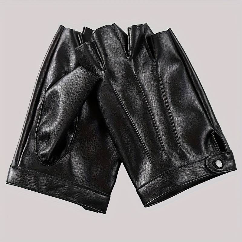 1 Pair Black Outdoor Sports Gloves