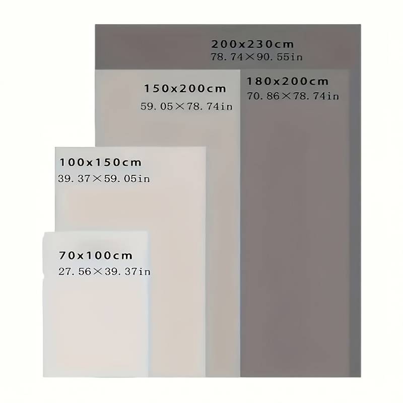 1ps Blanket Color Fog Gray size 100cmx150cm