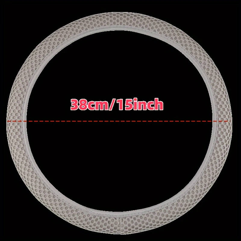 1pc Elastic Steering Wheel Cover for Cars Suitable for All Seasons with Comfort Warm in Winter And C