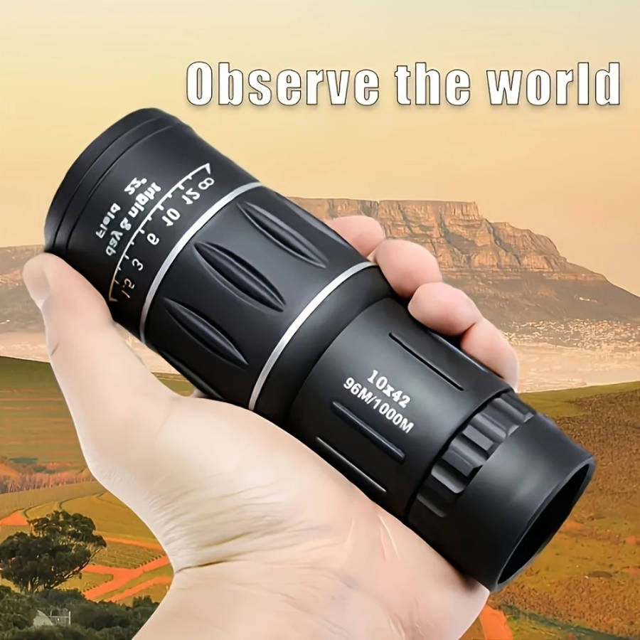 1 Pack HD 10x42 Monocular Telescope