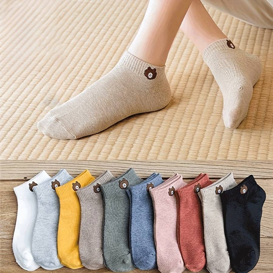 Sock 10 Pairs Of Mixed Colors One Size