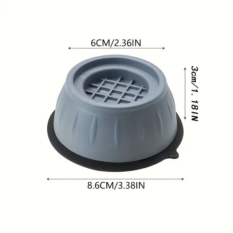4pcs Anti-Vibration Appliance Pads - Non-Slip, Shock Absorbing & Noise Reducing