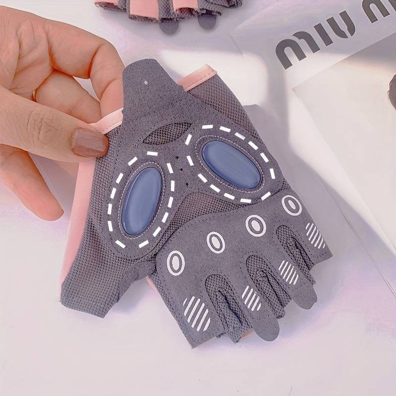 1 Pair Gray S Outdoor Sports Gloves