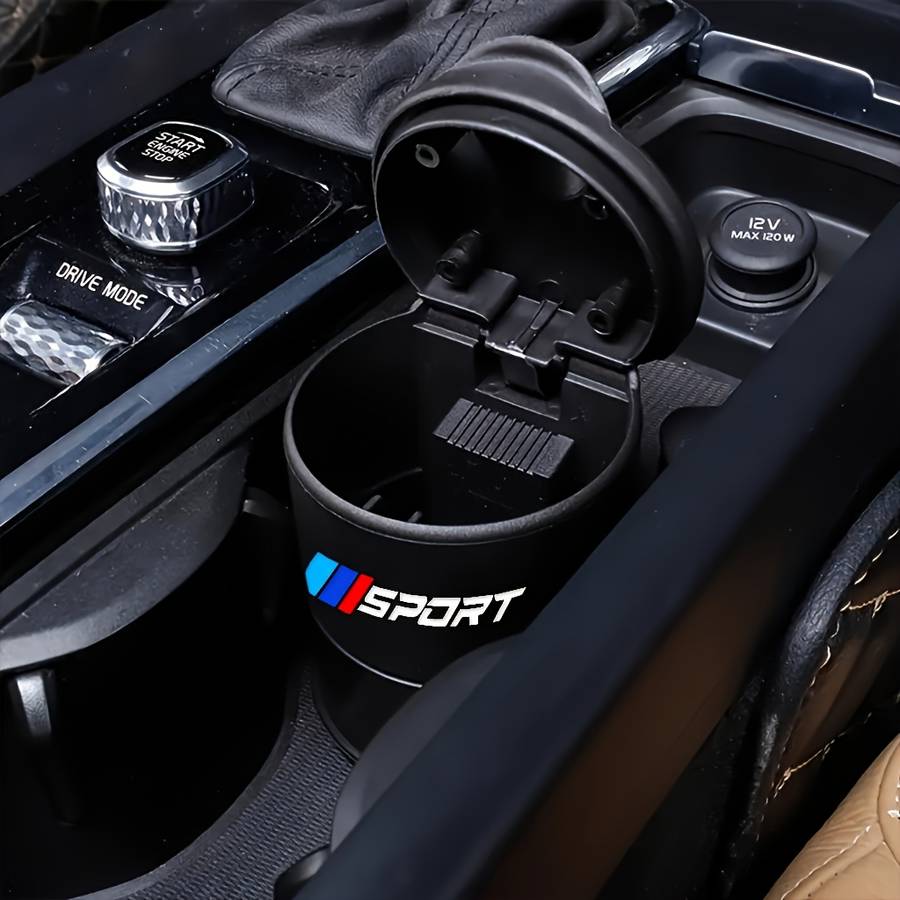 1pc One Portable Universal Car Ashtray Designed for BMW Models 1 3 5 7 And X5 Featuring High T