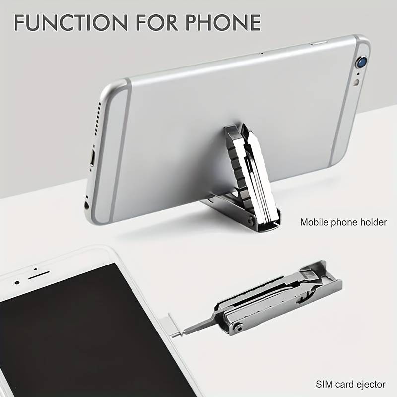 1pc 11-in-1 Multifunctional Portable Folding Tool Stainless Steel Pocket Tool with S