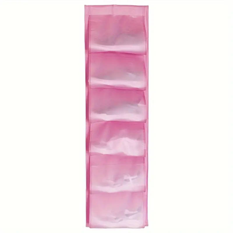 12-Compartment Foldable Dustproof Hanging Shoe Storage Bag