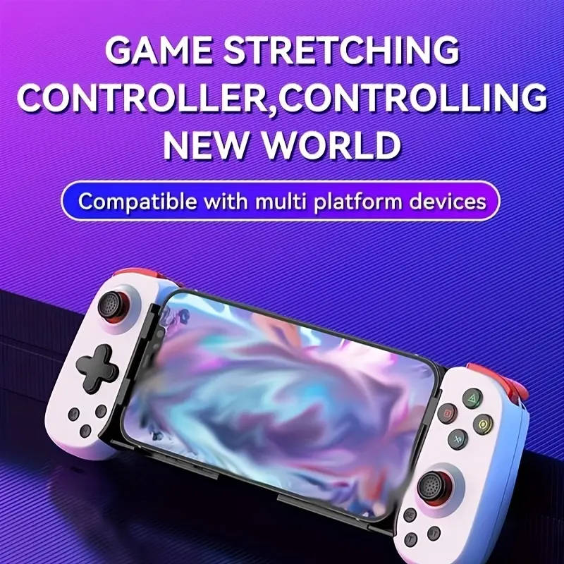 Wireless Mobile Game Controller with Dual Vibration