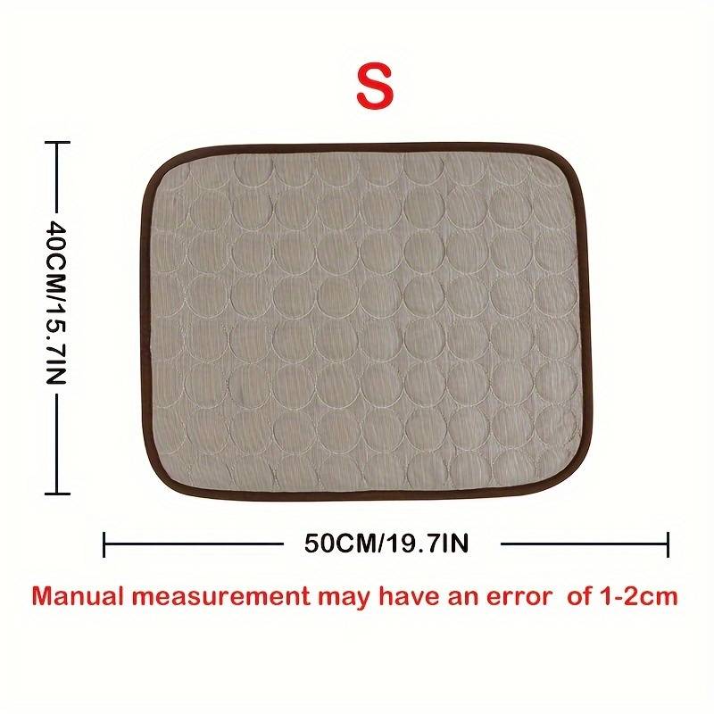 1piece Blue Viscose Mat Cooling Pad